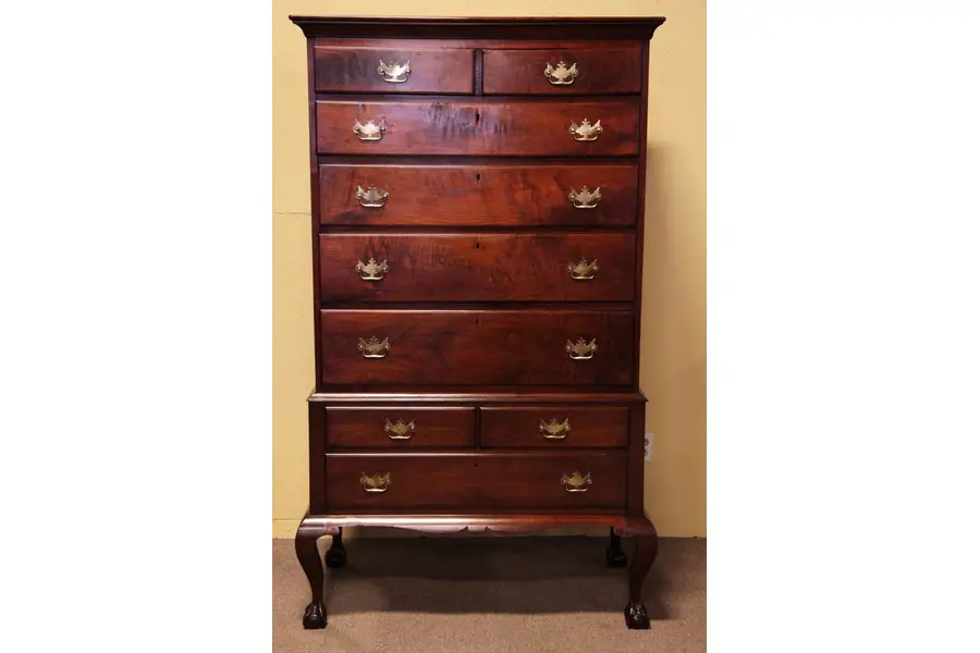 Photo of 1790's New England High Boy Chest on Chest