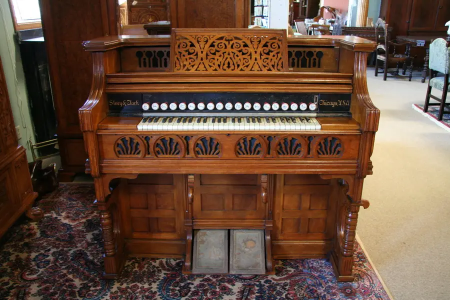 Photo of Story and Clark Eastlake 1890's Oak Concert Organ