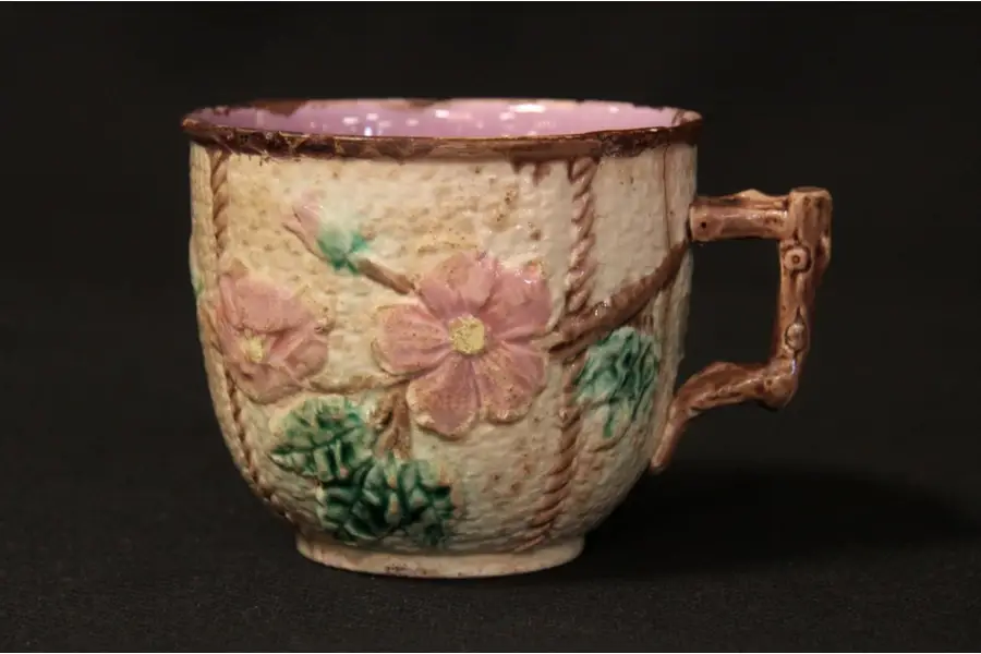 Photo of Majolica Antique Moustache Cup
