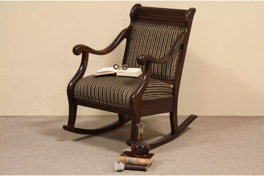 Photo of Victorian Oak Antique 1900 Rocker