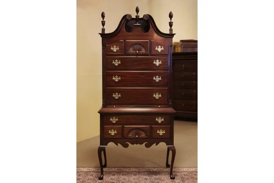 Photo of Georgian Mahogany Highboy Chest on Chest