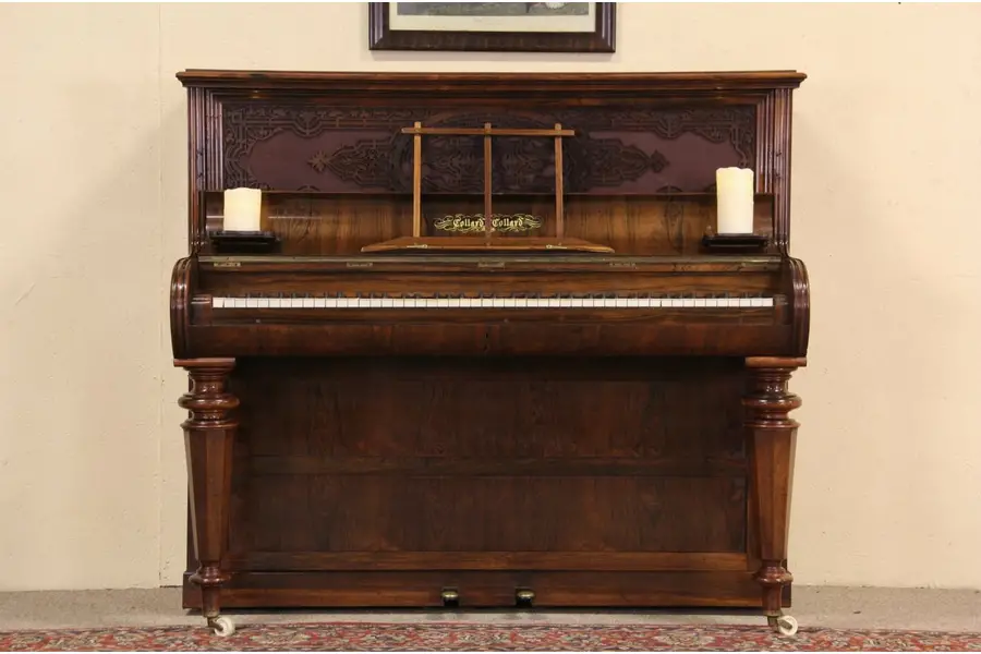 Photo of Collard London Antique 1890 Rosewood Piano