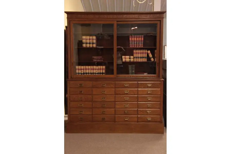 Photo of Pharmacy Drugstore Apothecary 24 Drawer Cabinet