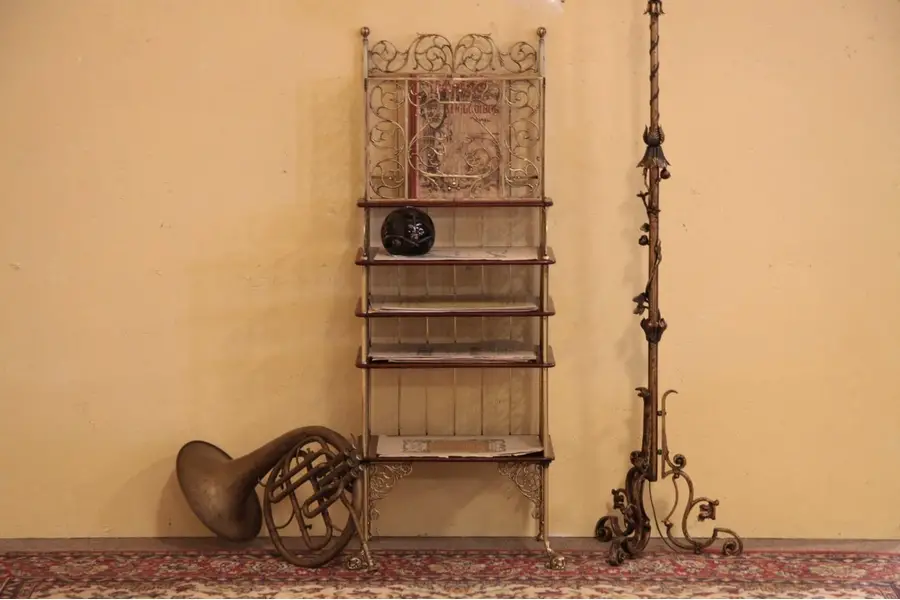 Photo of Victorian Bronze & Cherry Music Stand