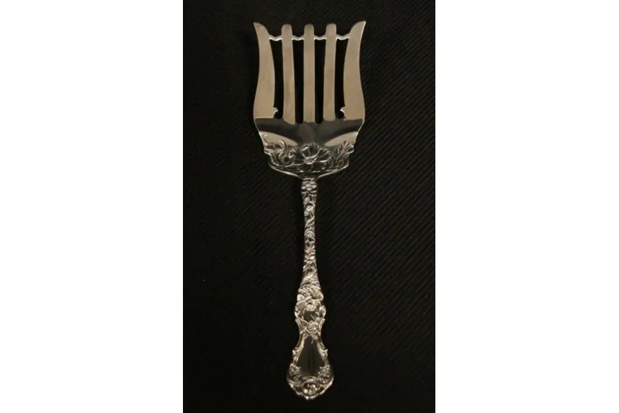 Photo of Wallace 1895 Antique Silverplate Meat Serving Fork