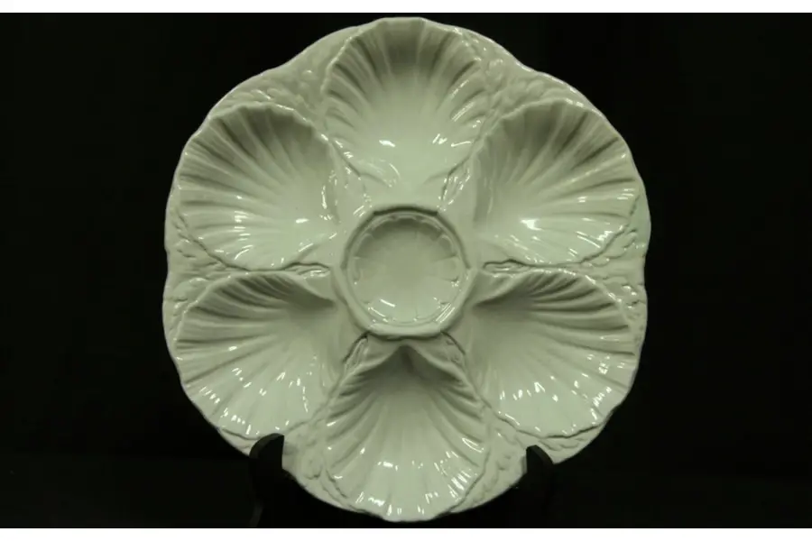 Photo of Sarreguimaines Utzschneider French 1920's Oyster Plate