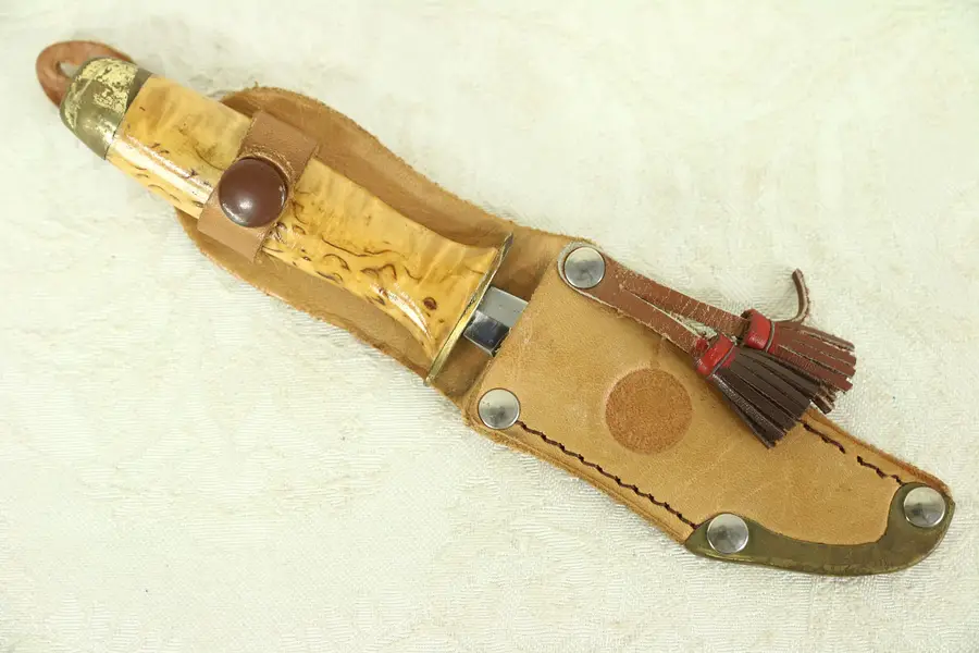 Photo of Small Sheath Knife, Signed, Made in Finland