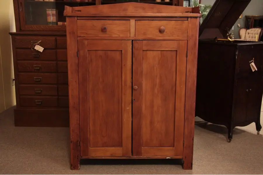 Photo of Country Pine 1850 Antique Jelly Cupboard