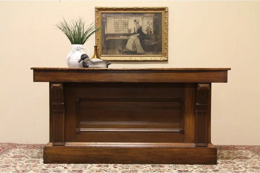 Photo of Country Pine Store Counter Kitchen Island