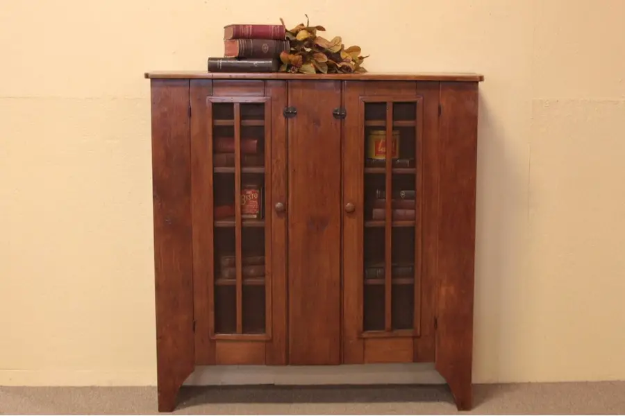 Photo of Victorian Country Pine Antique Pie Safe