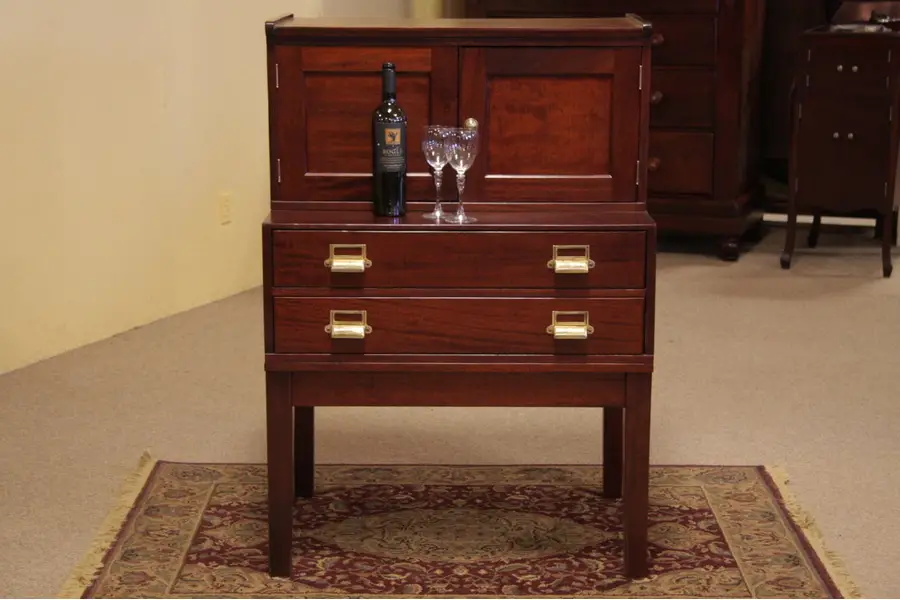 Photo of Yawman & Erbe Stacking File Cabinet, Great for Bar