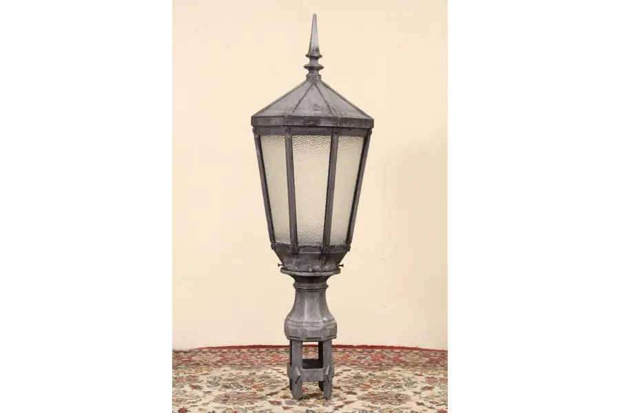Photo of New York City Salvage 1920's Antique Street Light Lamp or Lantern