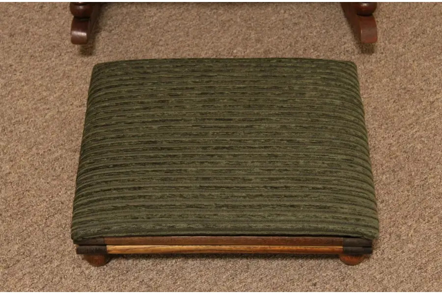 Photo of Folding Adjustable Oak Gout Stool
