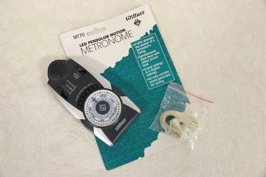 Photo of Wittner German LED Battery Metronome with Headphones