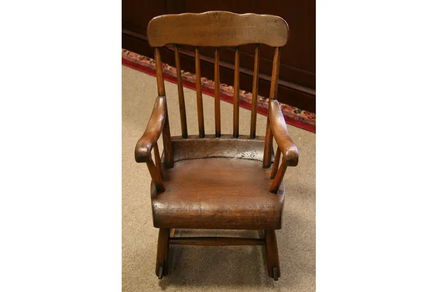 Photo of Antique New England Country Child's Boston Rocker
