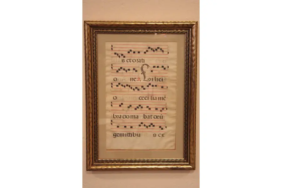 Photo of Vellum 1600's Musical Manuscript