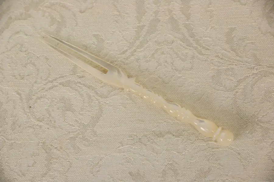 Photo of Mother of Pearl Antique 1900 Olive Pick or Pickle Fork