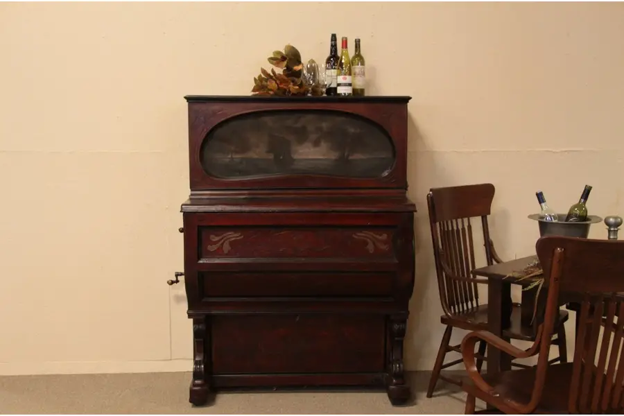 Photo of Victorian 1895 Coin-op Barrel Piano, 10 Tunes