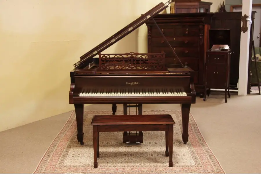 Photo of Victorian 1884 Miller 6'10" Rosewood Grand Piano