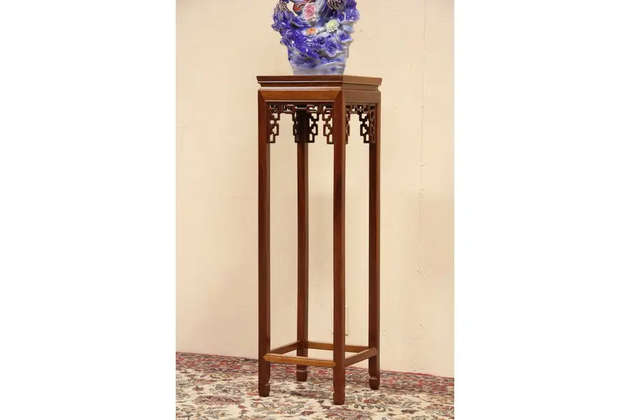Photo of Chinese Rosewood Pedestal for Sculpture or Plant