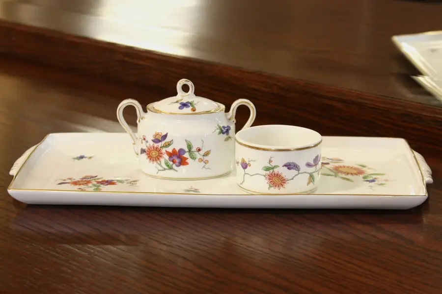 Photo of Richard Ginori Italy Creamer, Sugar and Tray
