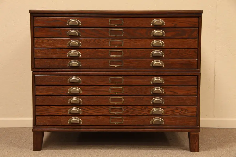 Photo of Oak Map Chest