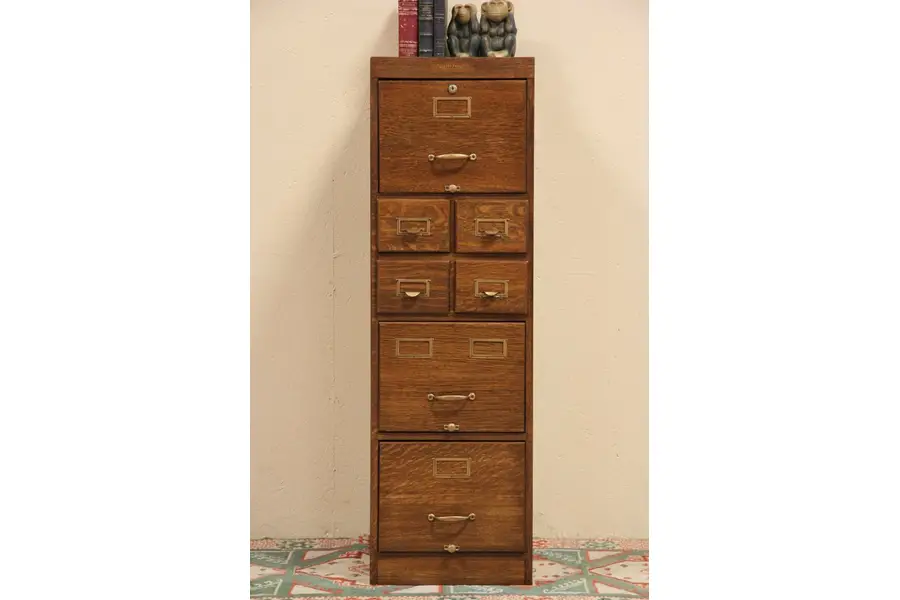 Photo of Wabash Oak 1915 File Cabinet