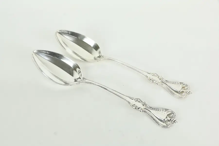 Photo of Towle Old Colonial Pair of Sterling Silver 8 5/8" Serving Spoons