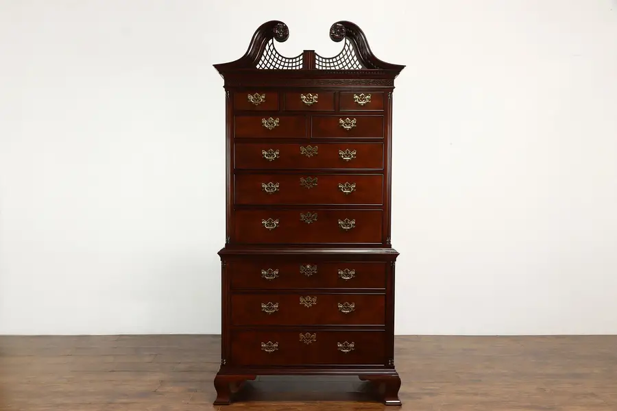 Photo of Cliveden Mahogany Vintage Chest on Chest, National Trust Kindel