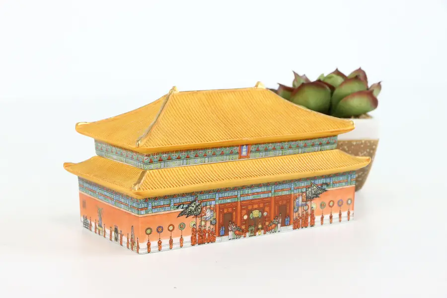 Photo of Beijing Forbidden City Palace Museum Porcelain Music Jewelry Box