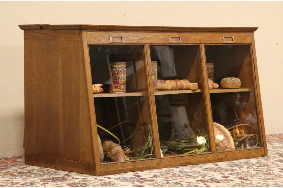 Photo of Oak & Pine Countertop Bakery Display Case