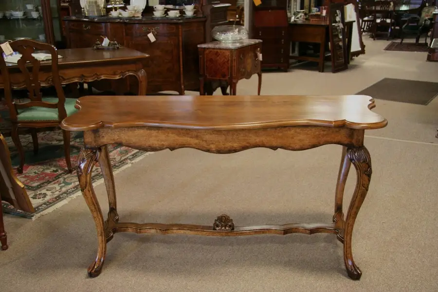 Photo of Elegant Fruitwood Country Console Hall or Sofa Table