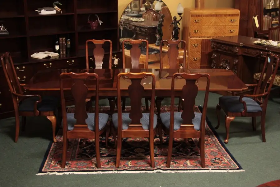 Photo of Traditional Dining Set, 8 Chairs, 9' Table