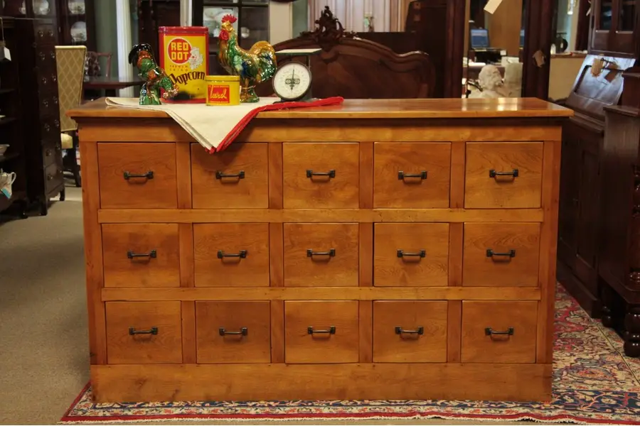 Photo of Country Counter or Cabinet, 15 Drawers