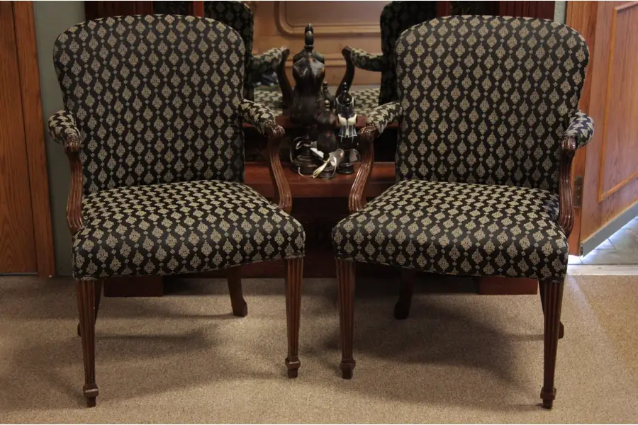 Photo of Pair Baker Traditional Armchairs
