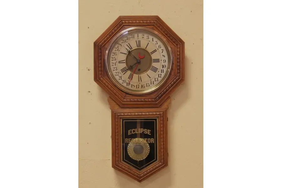 Photo of Oak Sessions Eclipse Regulator Calendar Clock