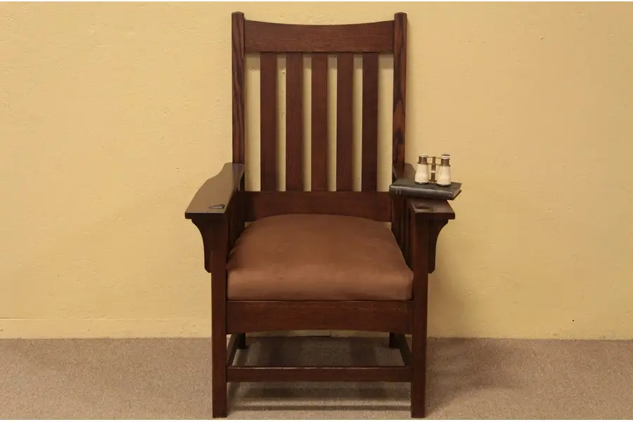 Photo of Mission Oak Arts & Crafts Armchair