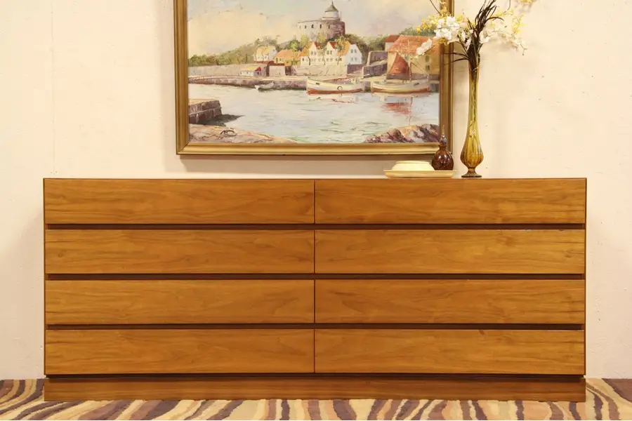 modern white gloss dresser Felicity 6-Drawer Dresser Glossy White