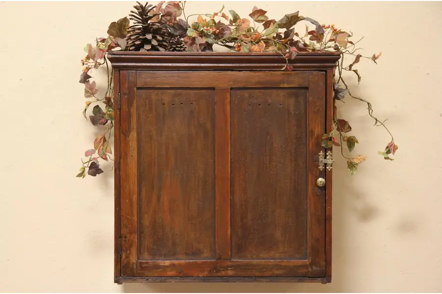 Photo of Rustic Hanging or Countertop 1870 Cupboard