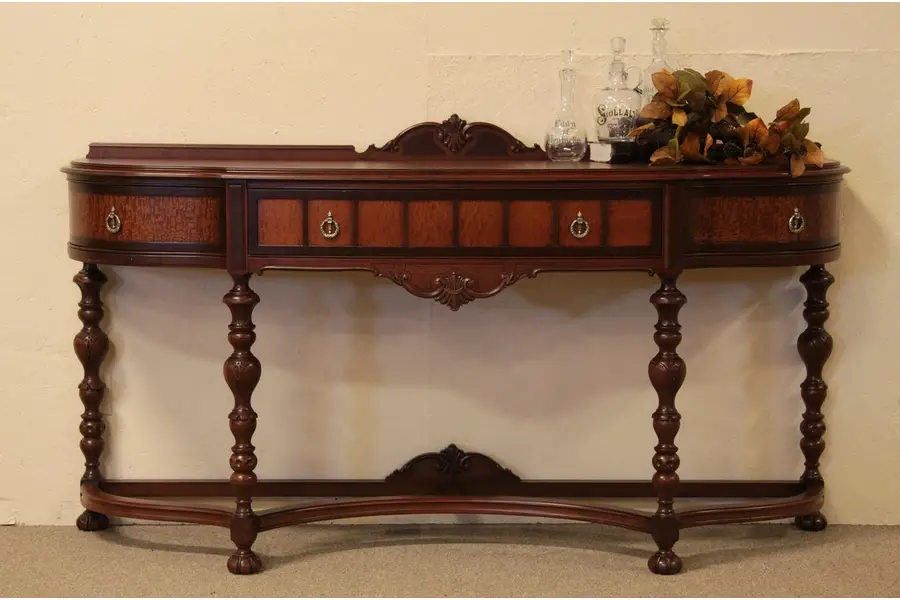 Photo of Demilune Hall Console Table or Server