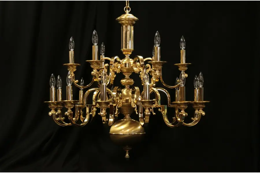 Photo of Fabbian Italian 18 Candle Chandelier