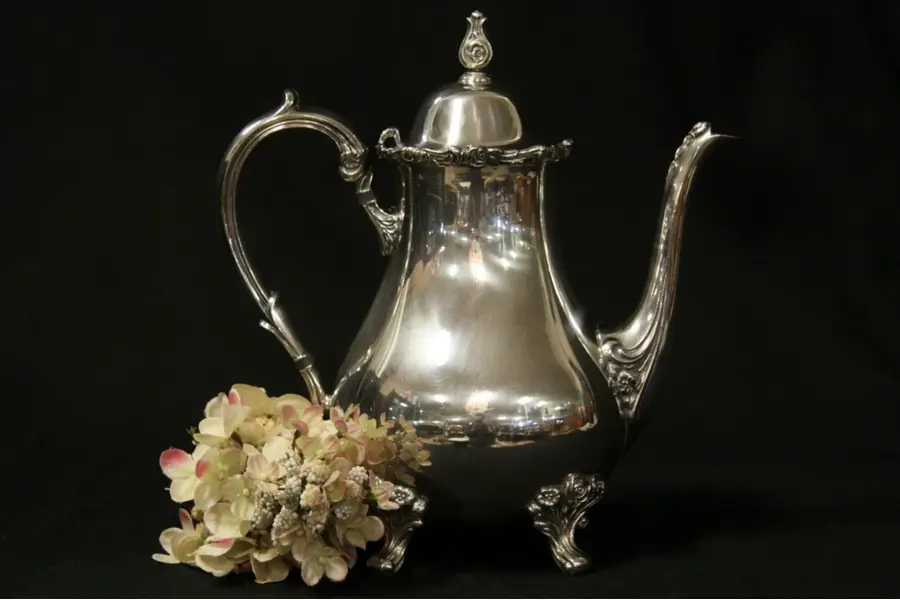 Photo of International American Rose Silverplate Coffee Pot