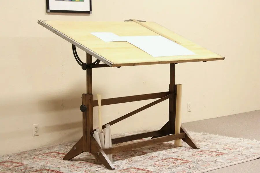 Photo of Adjustable Drafting, Drawing or Artist Table