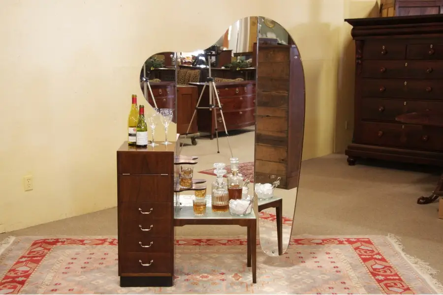 Photo of Art Deco Modern Dressing Mirror Vanity