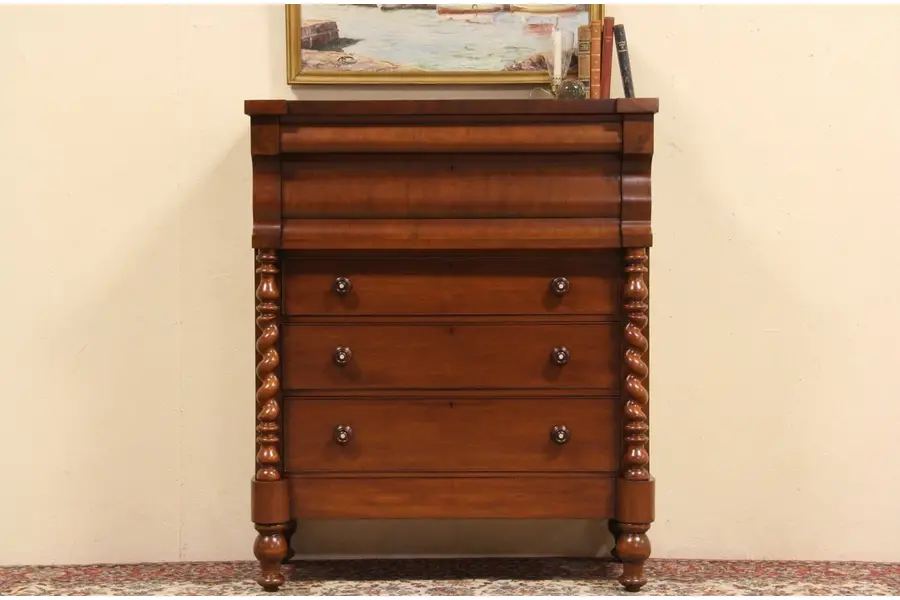 Photo of Scottish 1880 Victorian Tall Chest or Dresser