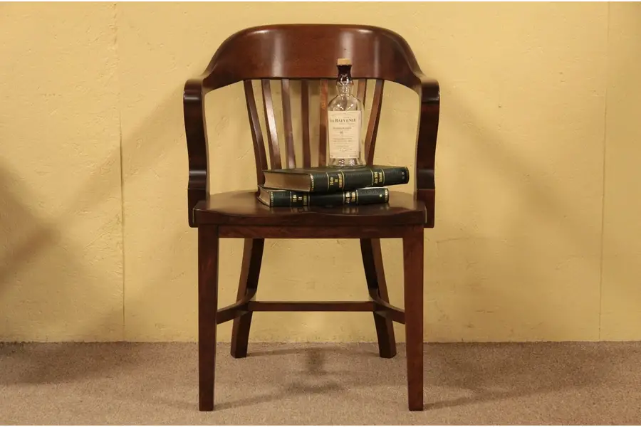 Photo of Antique Banker's Armchair circa 1920