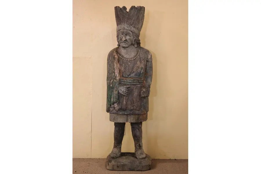 Photo of Cigar Store Indian, Life Size Sculpture