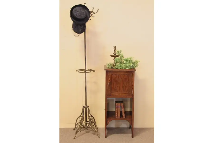 Photo of Arts & Crafts Oak 1900 Physician's Cabinet