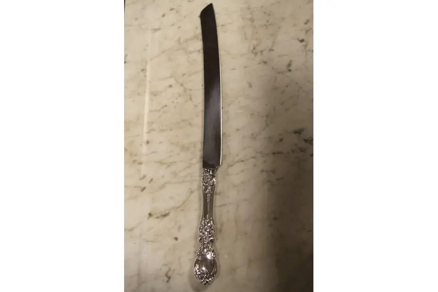 Photo of Francis I Reed & Barton Sterling Silver Large Cake or Carving Knife