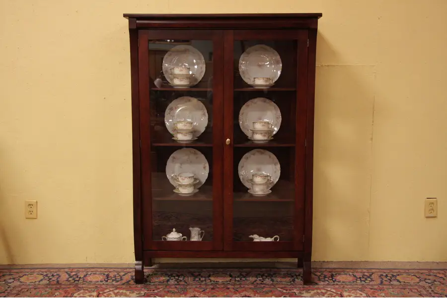 Photo of Empire Antique China or Curio Cabinet
